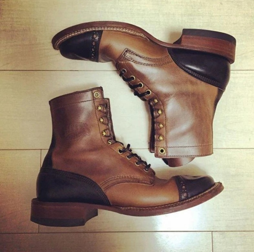 Men's Vintage Leather Mid Martin Boots
