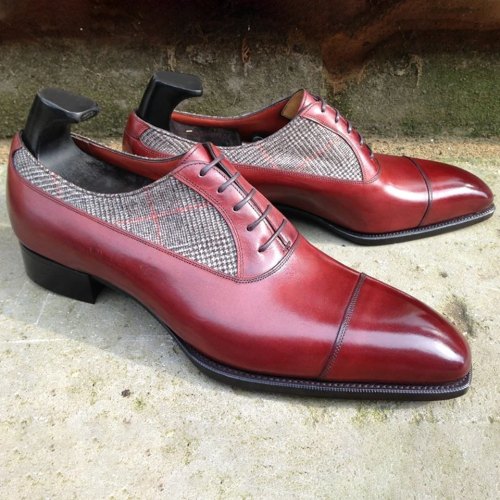 Two Tone Burnished Formal Shoes