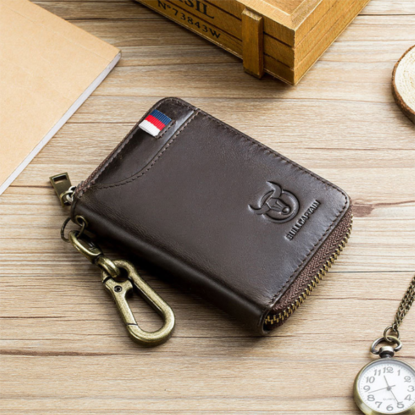 Car Key Case Leather Men's Waist Leather Wallet