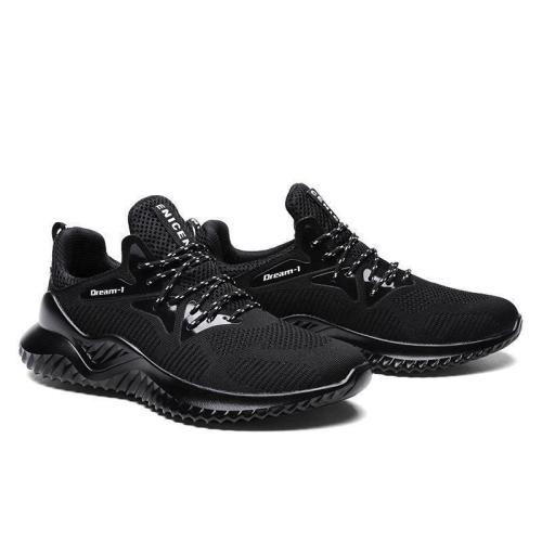 Men Knitted Fabric Reeathable Soft Light Weight Running Shoes