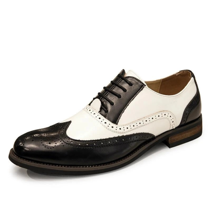 US$ 73.57 - Handmade Men's Spectator Two Tone Formal Shoes - www ...