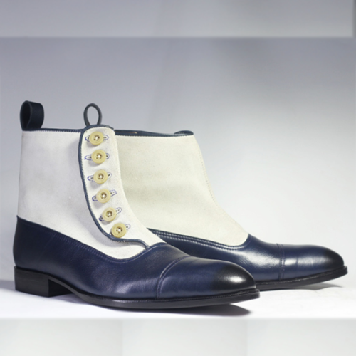 New Low-heeled Men's Business Low Boots