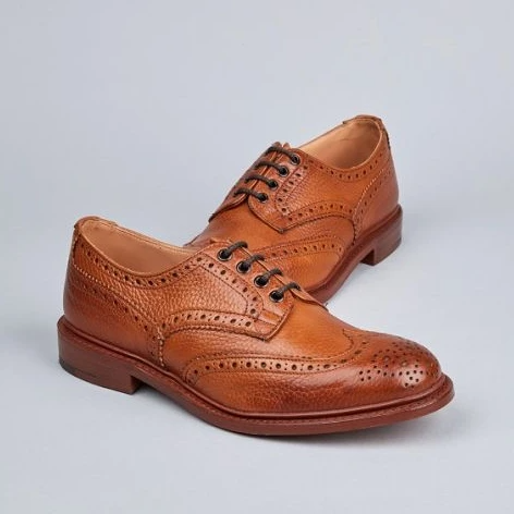 Classic Deeply Grained Leather Country Shoes