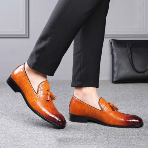 Men's Pointed Toe Business Dress Shoes