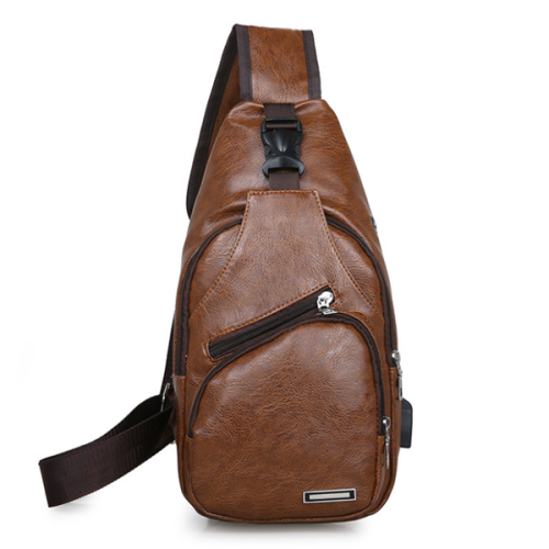 New PU Shoulder Bag Trendy Casual Backpack Messenger Bag