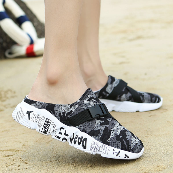 Summer New Thick-soled Baotou Men's Non-slip Beach Shoes