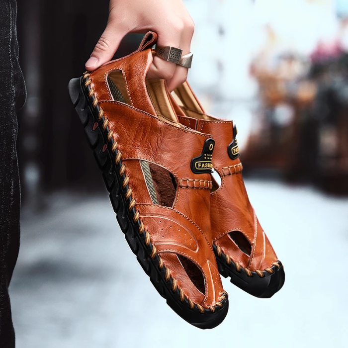 Hand Stitching Genuine leather Outdoor Sandals