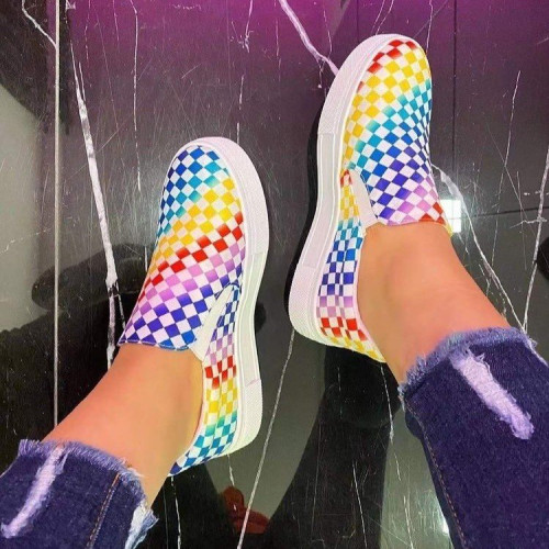 Women Canvas Flat Heel Shoes