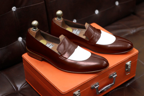New Handmade Men's Formal Shoes Slip On Stylish Loafer Moccasin Shoes