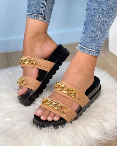 Women's Platform Chain Sandals