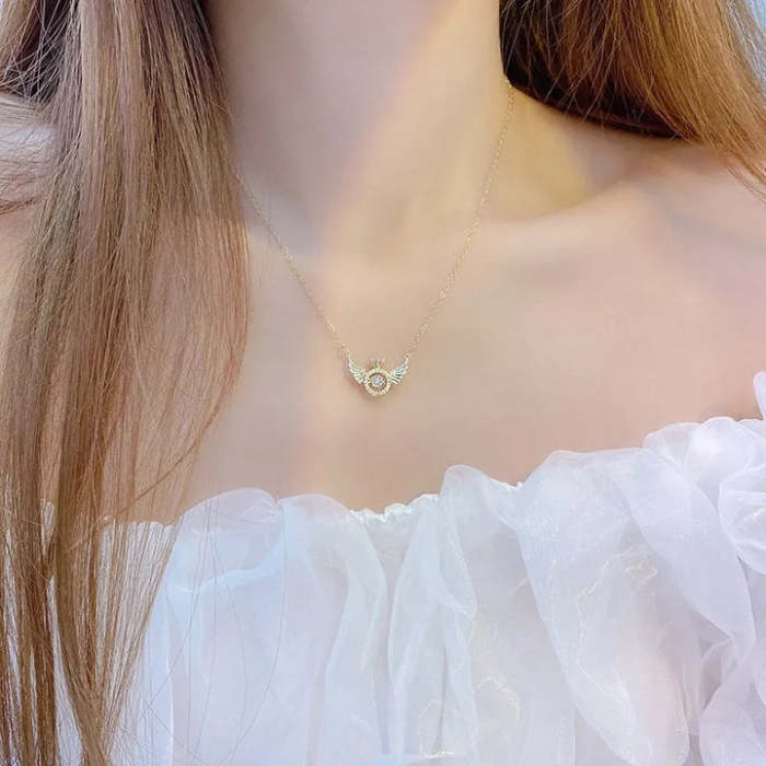 🔥Last day for only $19.99🔥Angel Wings Necklace