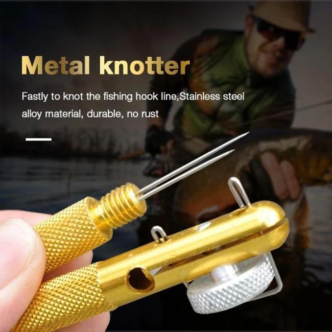 Fast Fishing Knot Tying Tool-hook remover, hook eye cleaner, loop tying, line knotter tying