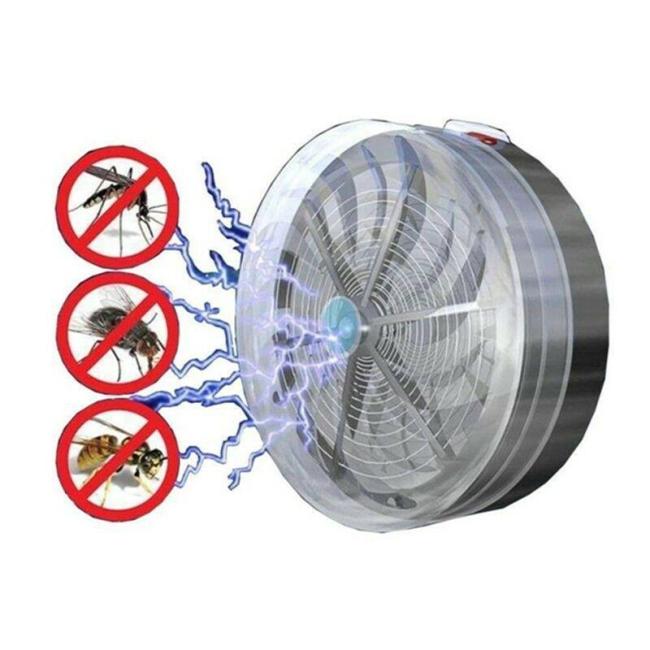 Solar Powered Bug Zapper - no need for wiring or battery costs