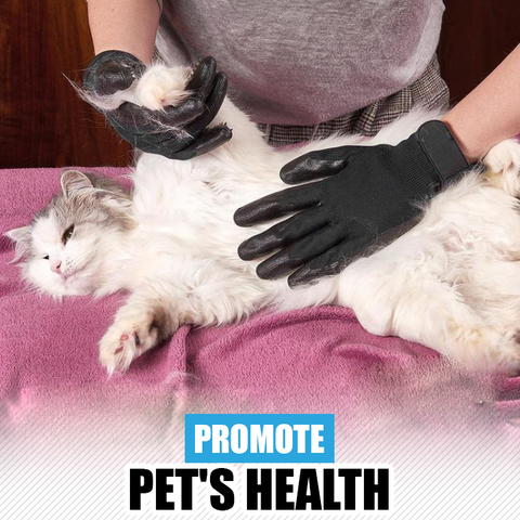 Upgrade Shedding Bathing Massage Pet Grooming Gloves