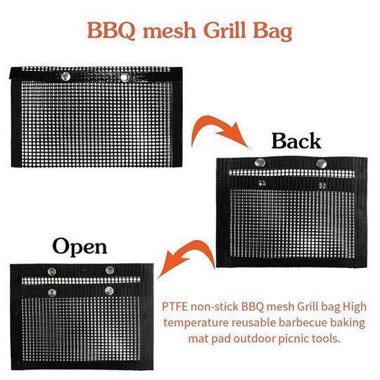 Non-Stick BBQ Mesh Grilling Bag