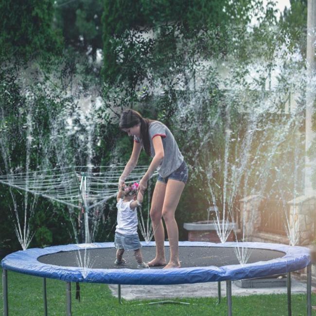 Trampoline Water Sprinkler - Soft without Sharp Parts