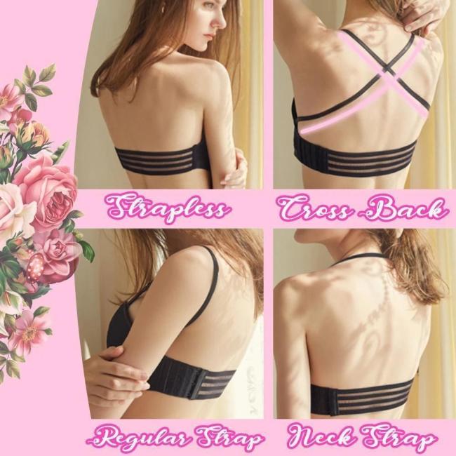 Lace Strapless Bandeau-Soft and breathable lining adds shape and support