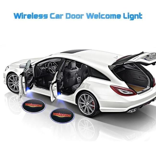Wireless Car Projection LED Projector Door Shadow Light