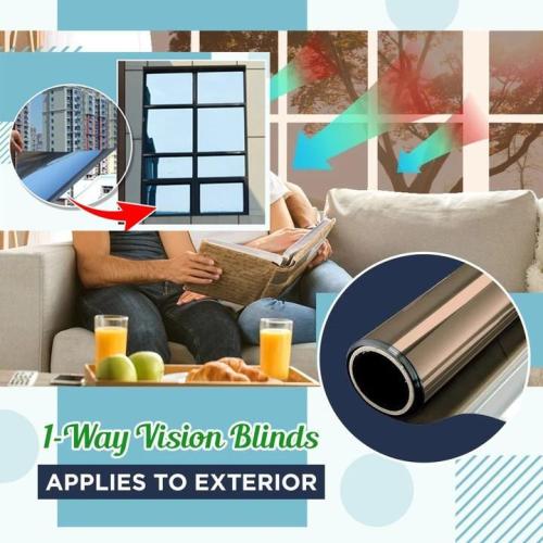 1-way Vision Blinds-can block harmful UV rays and reduce glare