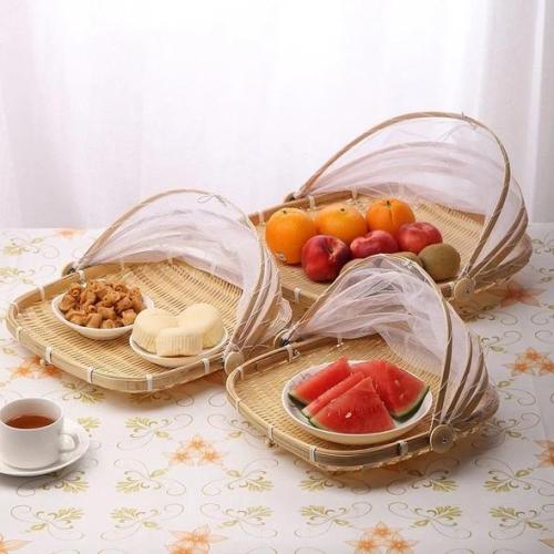 Hand-Woven Food Serving Basket