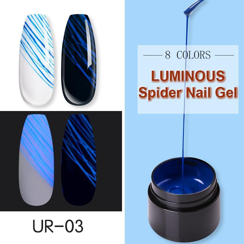 luminous spider nail gel luminous spider nail gel