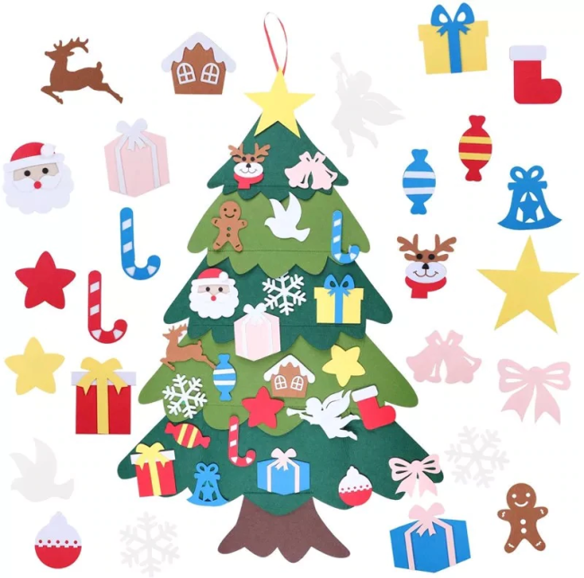 Best Gift For Children-DIY felt christmas tree