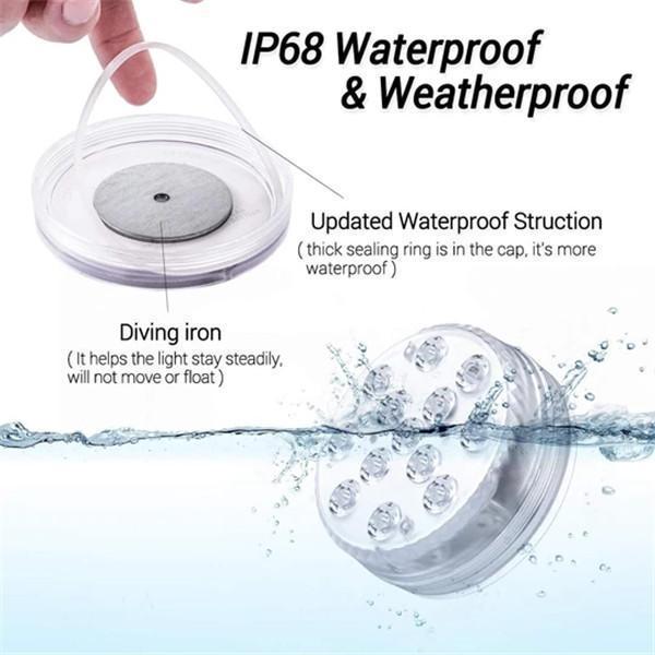 Submersible LED Pool Lights Remote Control (RF)