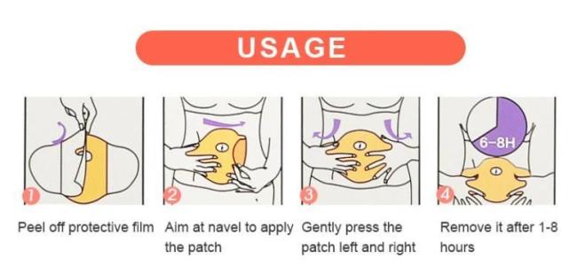 5Pcs Belly Slimming Stickers Patch Lazy Beauty Patch Quick Slimming Patch