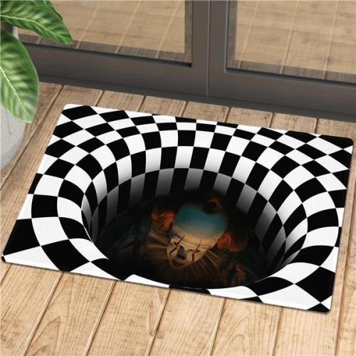 Caretive Vortex Illusion Doormat
