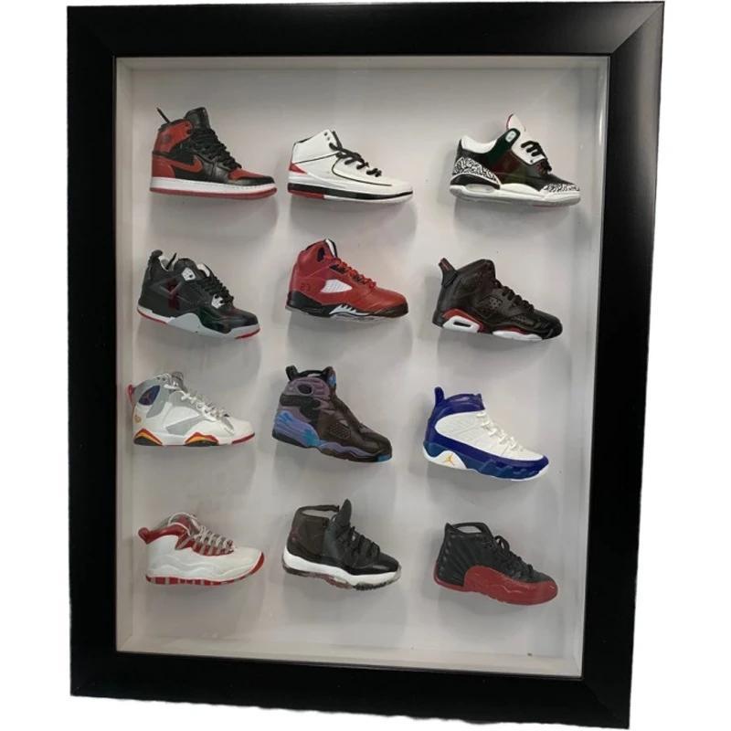 clock with mini sneakers
