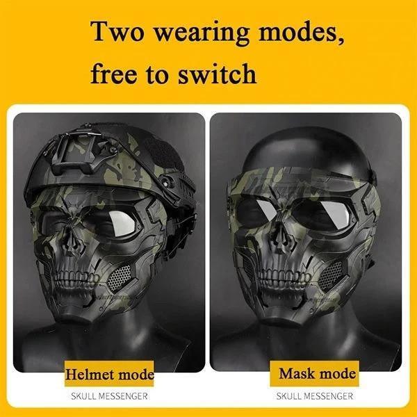 The Best And Coolest Halloween Gift！Tactical Skull Mask