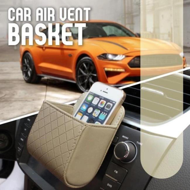 Car Leather Storage Basket
