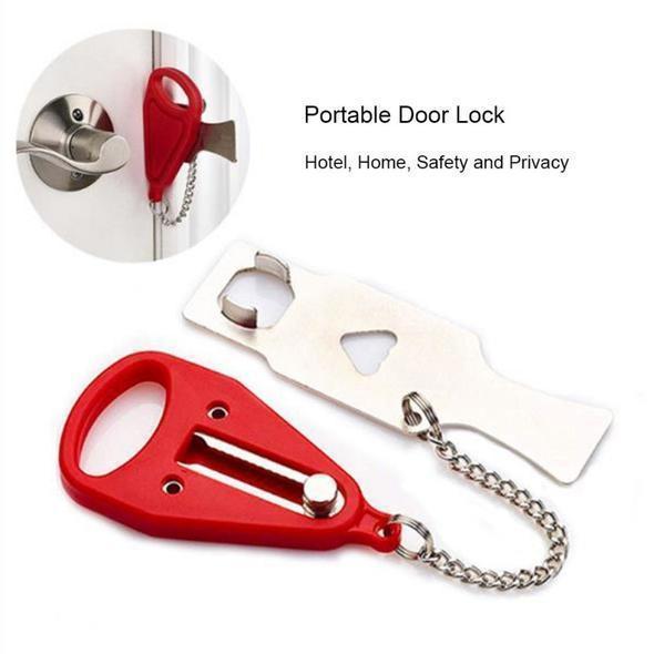 Portable Safety Door Jam Lock