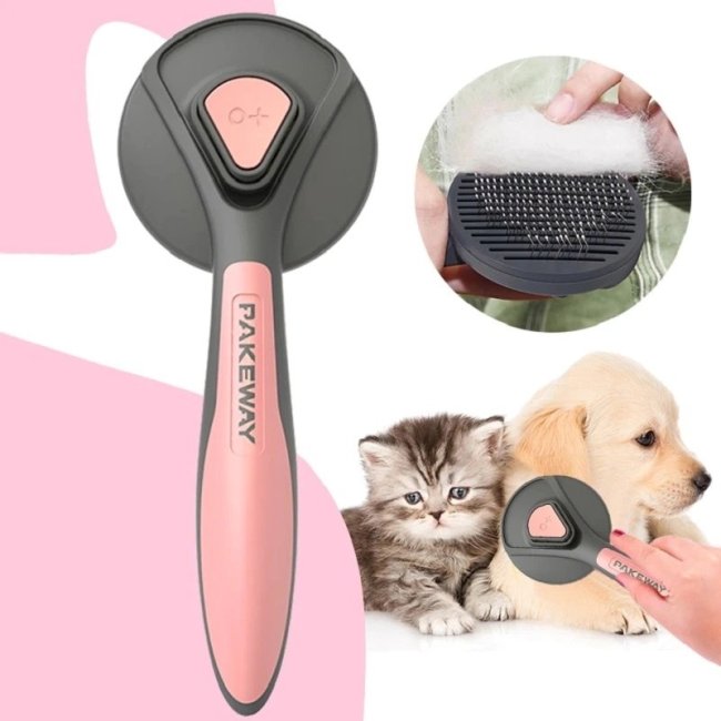 Pet Self-Cleaning Needle Comb