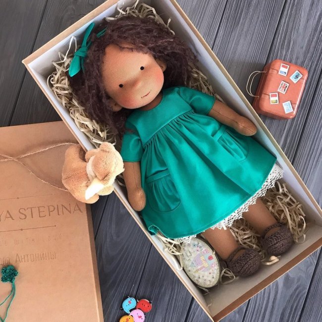 🎁The Best Gift for Christmas-Handmade Waldorf Doll👧Free Shipping