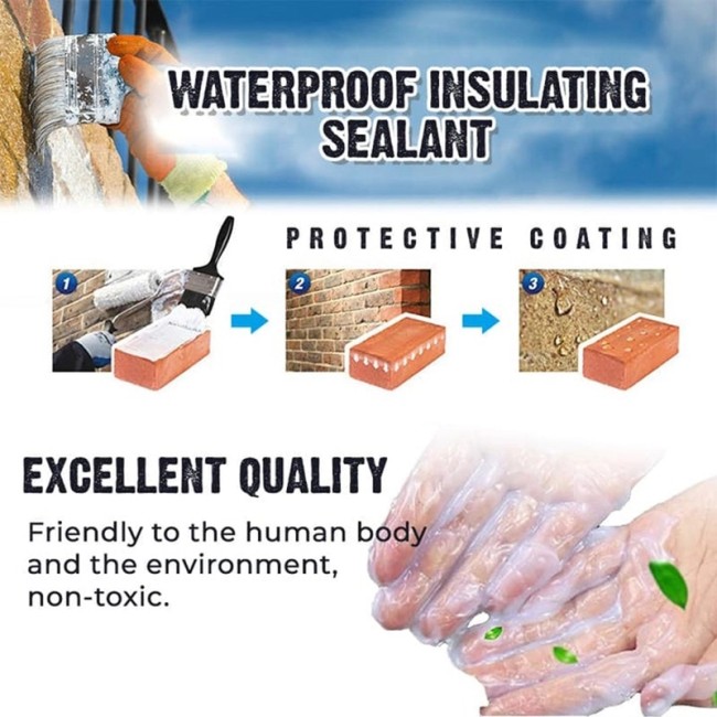 Waterproof Insulating Sealant - Free brushes