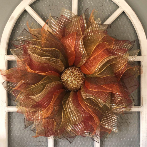 Fall Leaves Flower Wreath-The Latest Home Atmosphere Decoration
