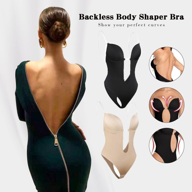 ⭐Plunge Backless Body Shaper Bra