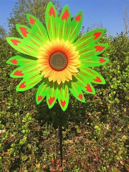 Super Big Sales -50%Off-Sunflower windmill-for Decoration Outside Yard Garden Lawn