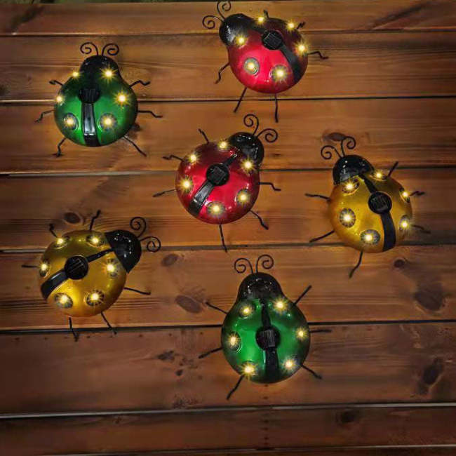 Ladybug Garden Solar Light Decor