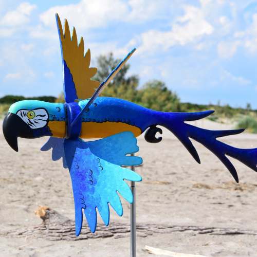 Parrot Windmill for Yard Lawn Decor