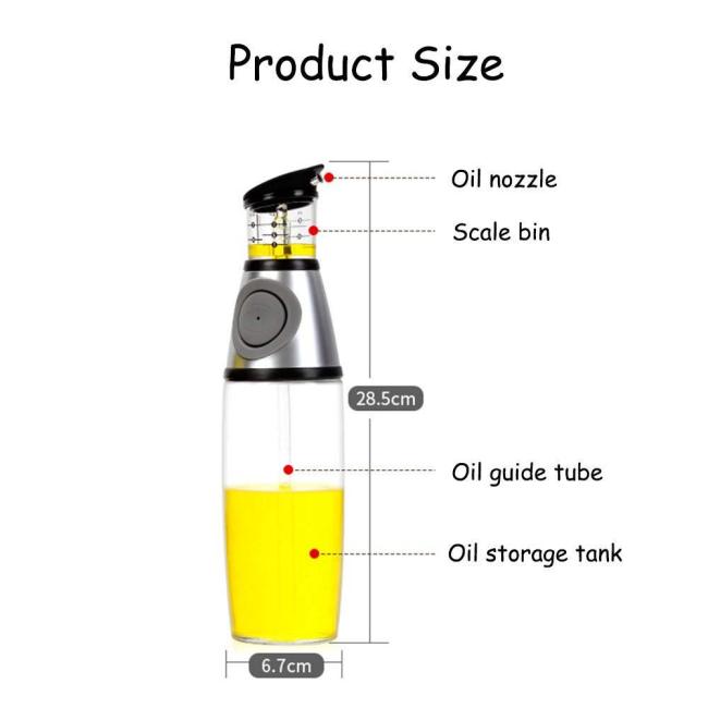 Measuring Oil Bottle 17oz
