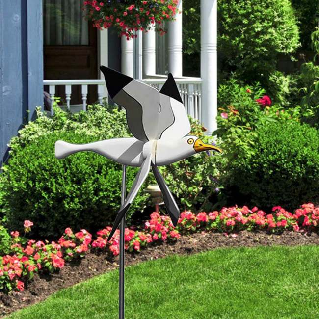 Flying Bird Windmill Garden Decor