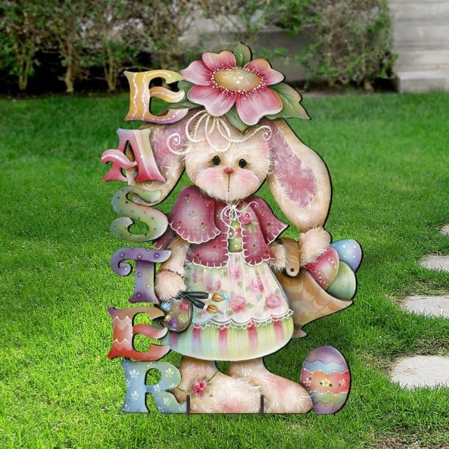 2022 New Easter Garden Decoration Cute Bunny Series