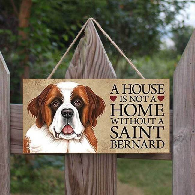 Wooden Dog House Sign