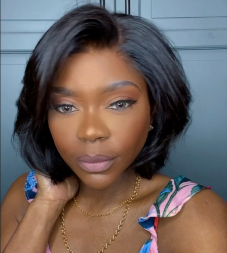 2022 New Lovely Natrual Bob Styles Silky Hair Wig