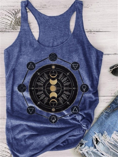 Mystery Astronomy Totem Graphic Tank Top
