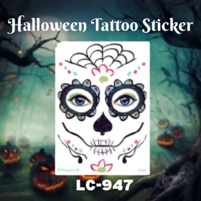 Halloween Temporary Tattoo Sticker