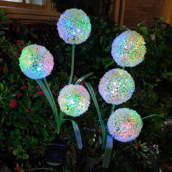 Solar Dandelion LED Flower Light