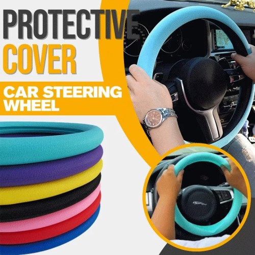 CAR STEERING WHEEL PROTECTIVE COVER